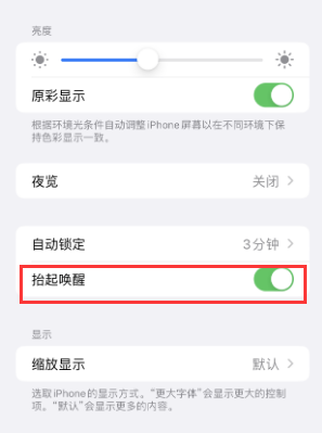 荣成苹果授权维修站分享iPhone轻点无法唤醒怎么办